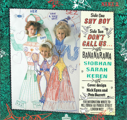Bananarama : Shy Boy (12", Single, Dam)