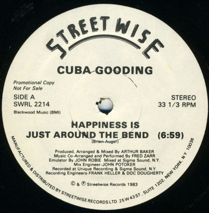 Cuba Gooding : Happiness Is Just Around The Bend (12", Promo)