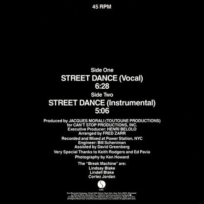 Break Machine : Street Dance (12", Maxi)