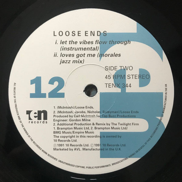 Loose Ends : Cheap Talk (12")