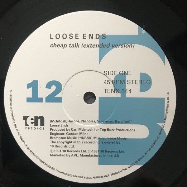 Loose Ends : Cheap Talk (12")