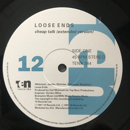 Loose Ends : Cheap Talk (12")