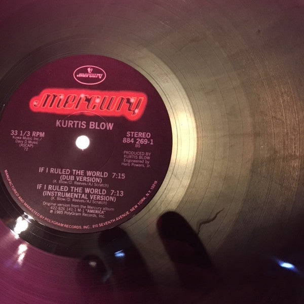 Kurtis Blow : If I Ruled The World (12")