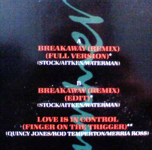 Donna Summer : Breakaway (Remix) (12", Single)