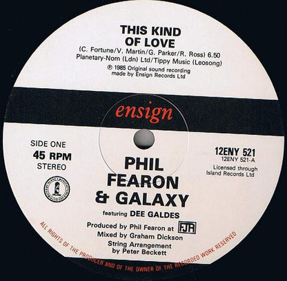Phil Fearon & Galaxy Featuring Dorothy Galdez : This Kind Of Love (12")