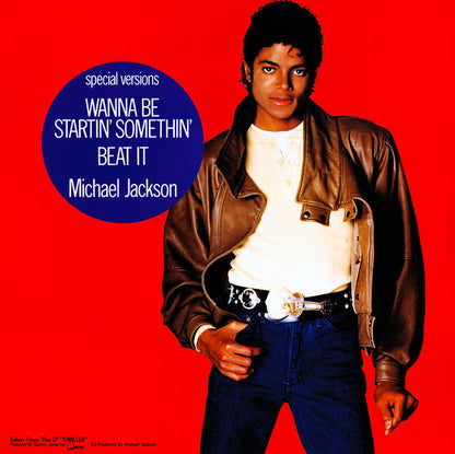 Michael Jackson : Wanna Be Startin' Somethin' / Beat It (12", Maxi)