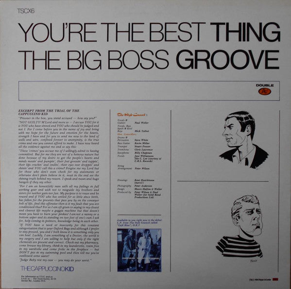 The Style Council : Groovin' (12", Single)