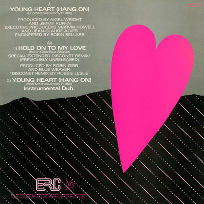 Jimmy Ruffin : Young Heart (Hang On) / Hold On To My Love (12")