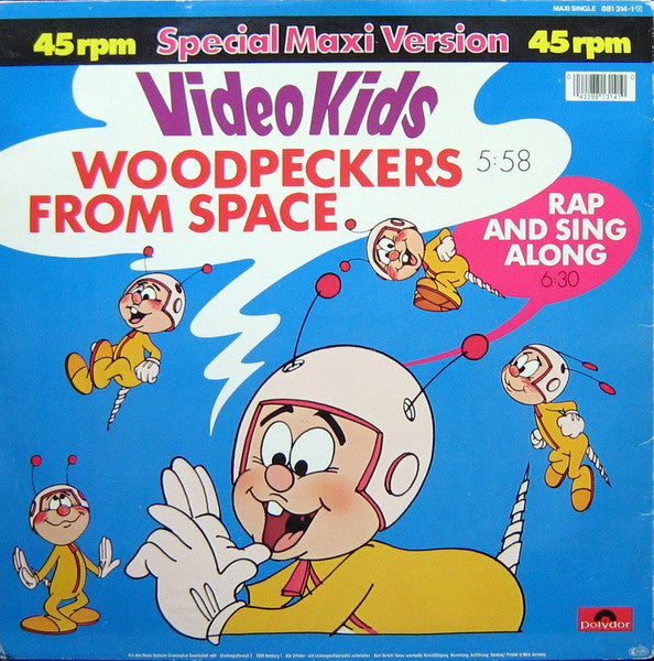 Video Kids : Woodpeckers From Space (12", Maxi)