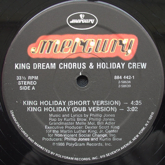 King Dream Chorus & Holiday Crew : King Holiday (12")