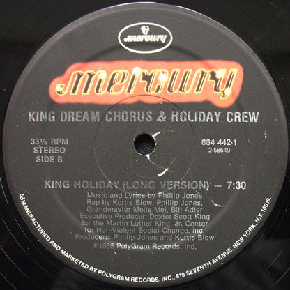 King Dream Chorus & Holiday Crew : King Holiday (12", Single)