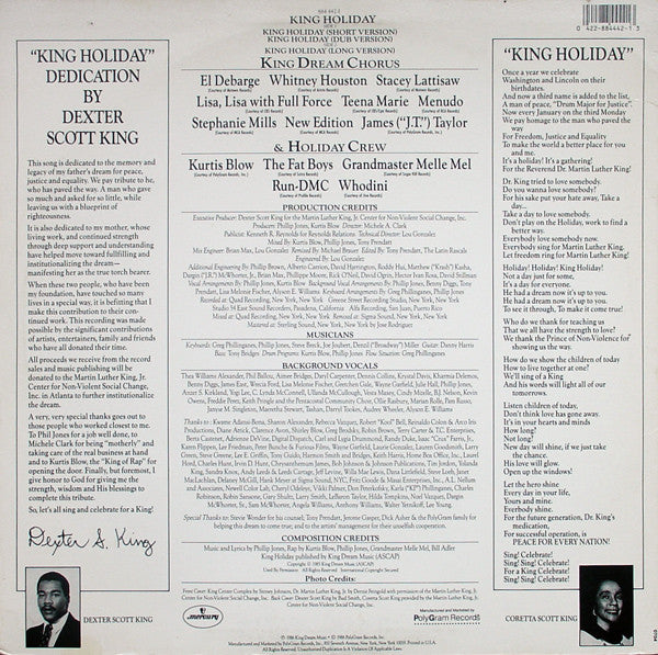 King Dream Chorus & Holiday Crew : King Holiday (12", Single)