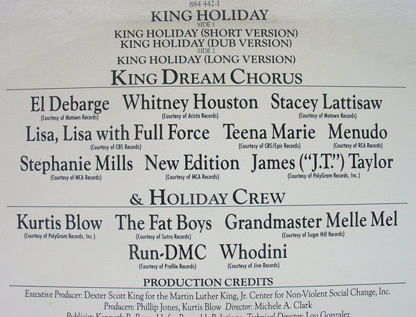 King Dream Chorus & Holiday Crew : King Holiday (12", Single)