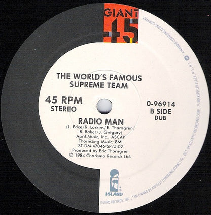 World's Famous Supreme Team : Radio Man (12", SP)