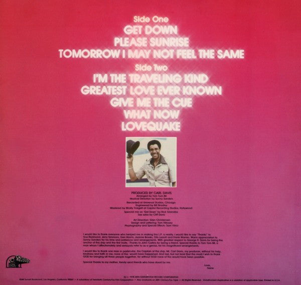 Gene Chandler : Get Down (LP, Album, San)