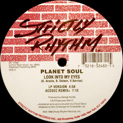 Planet Soul : Look Into My Eyes (12")