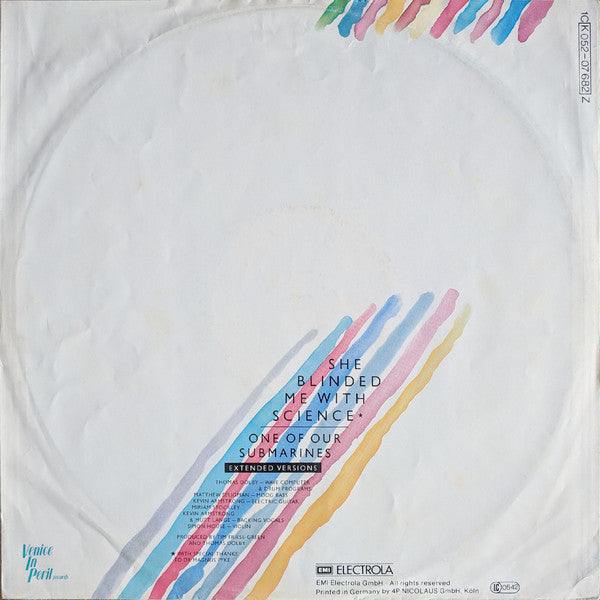 Thomas Dolby : She Blinded Me With Science (12", Maxi)