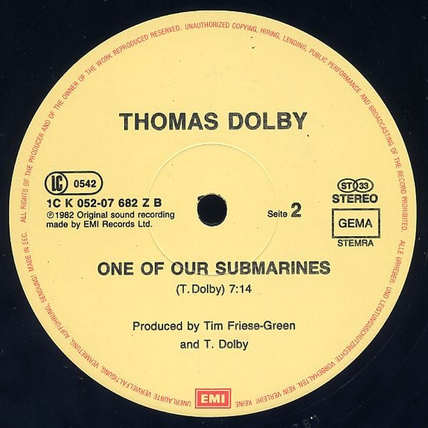 Thomas Dolby : She Blinded Me With Science (12", Maxi)