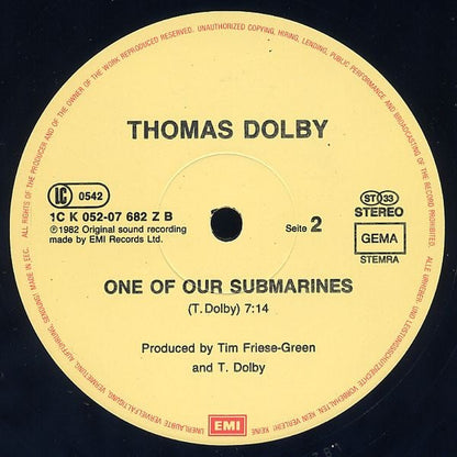 Thomas Dolby : She Blinded Me With Science (12", Maxi)