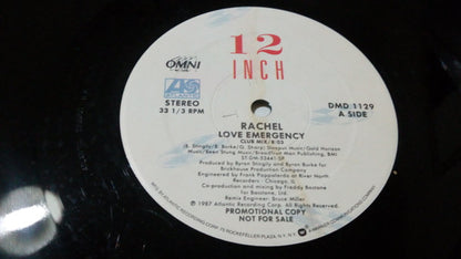 Rachel (2) : Love Emergency (12", Promo, SP )