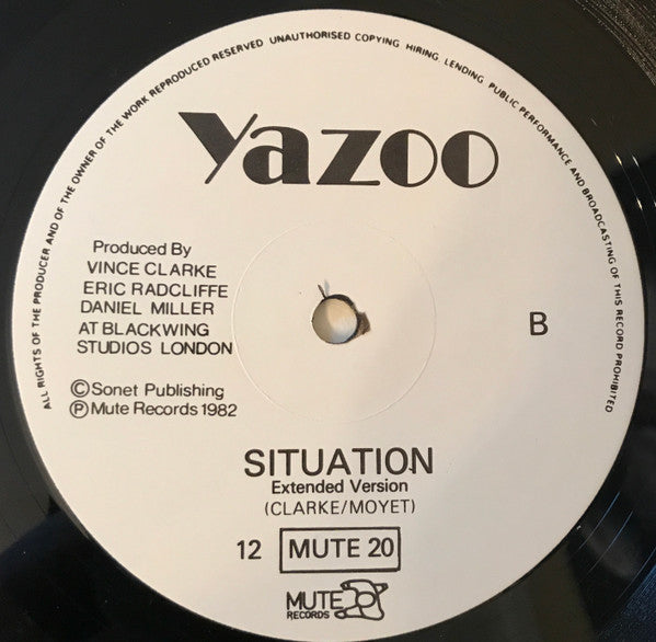 Yazoo : Only You  (12", Single)