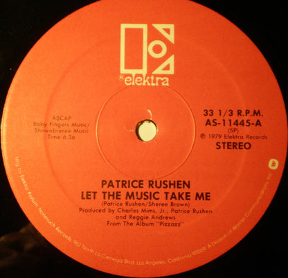 Patrice Rushen : Let The Music Take Me (12")