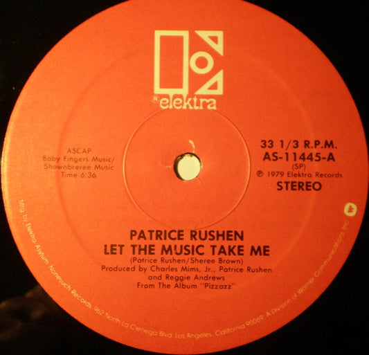 Patrice Rushen : Let The Music Take Me (12")