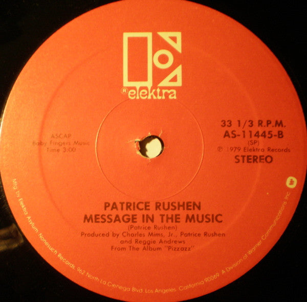 Patrice Rushen : Let The Music Take Me (12")