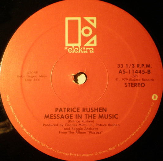 Patrice Rushen : Let The Music Take Me (12")