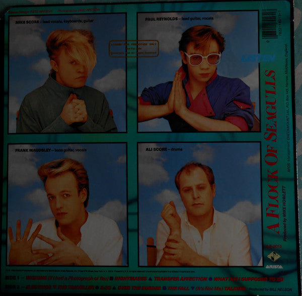 A Flock Of Seagulls : Listen (LP, Album, Hau)