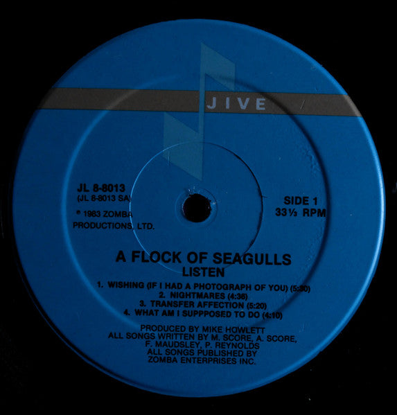 A Flock Of Seagulls : Listen (LP, Album, Hau)
