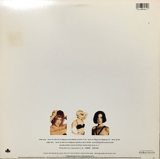 Bananarama : Love In The First Degree (12", Single, SRC)