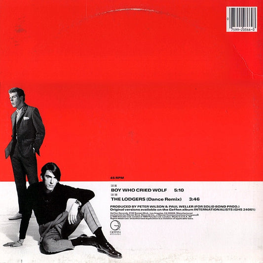 The Style Council : Boy Who Cried Wolf (12", Maxi, All)