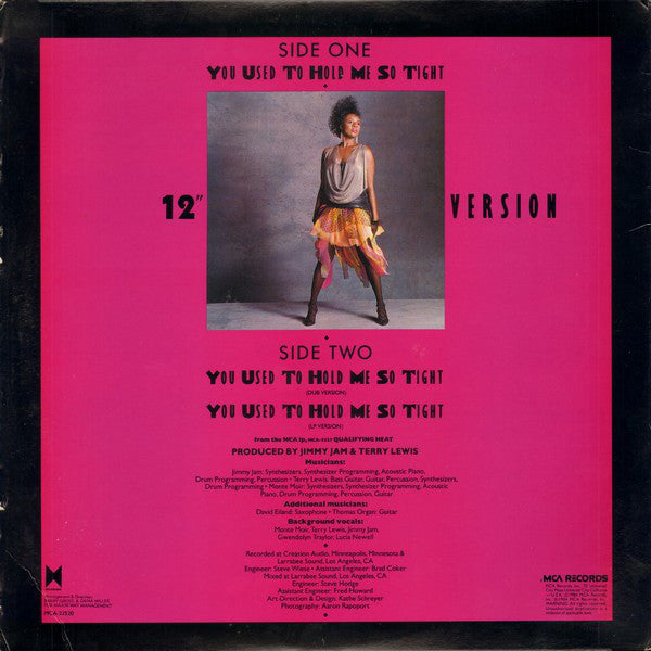 Thelma Houston : You Used To Hold Me So Tight (12" Version) (12", Pin)