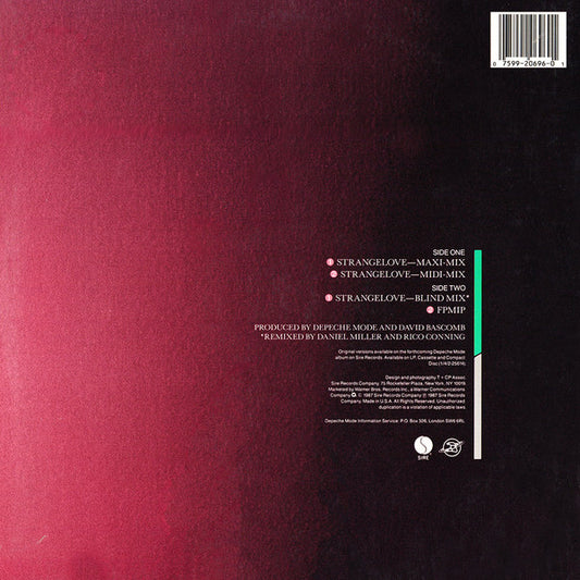 Depeche Mode : Strangelove (12", Maxi)
