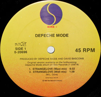 Depeche Mode : Strangelove (12", Maxi)