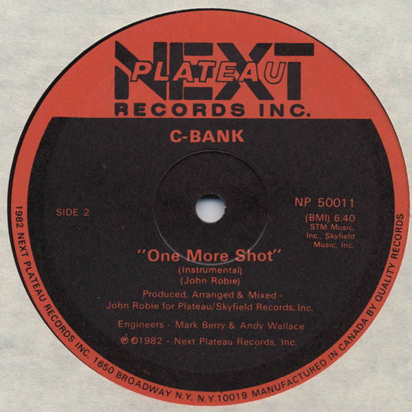 C-Bank : One More Shot (12")