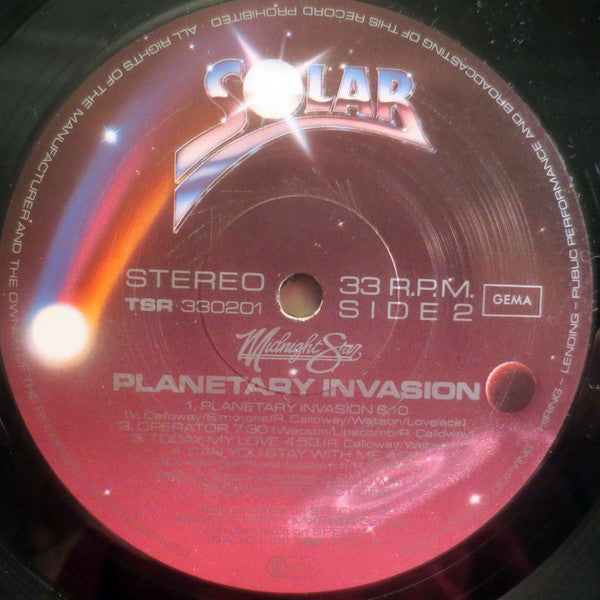 Midnight Star : Planetary Invasion (LP, Album)