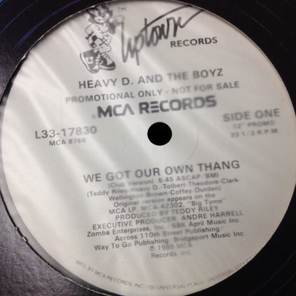Heavy D. & The Boyz : We Got Our Own Thang (12", Promo)