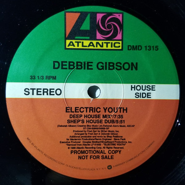 Debbie Gibson : Electric Youth (2x12", Promo)