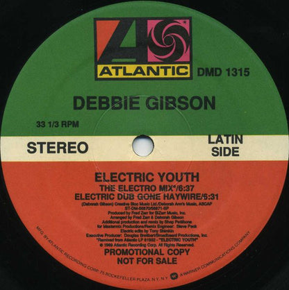 Debbie Gibson : Electric Youth (2x12", Promo)
