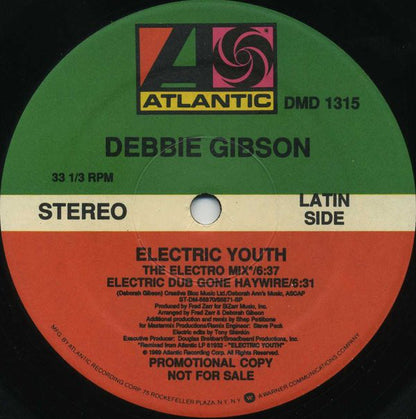 Debbie Gibson : Electric Youth (2x12", Promo)