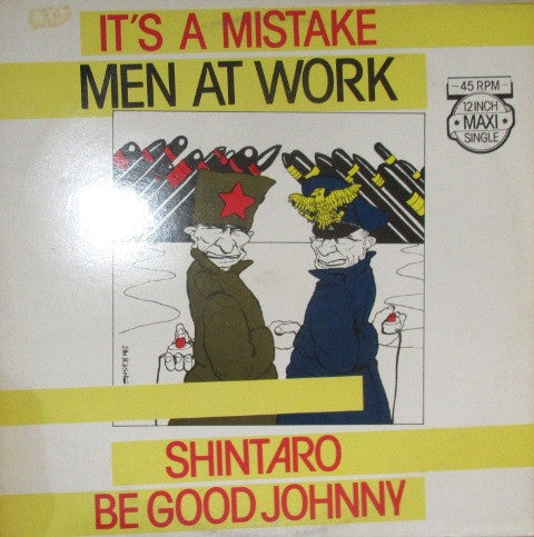 Men At Work : It's A Mistake (12", Maxi)