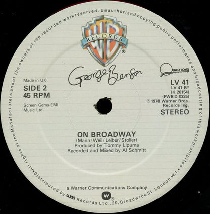 George Benson : Love X Love (12", Single)