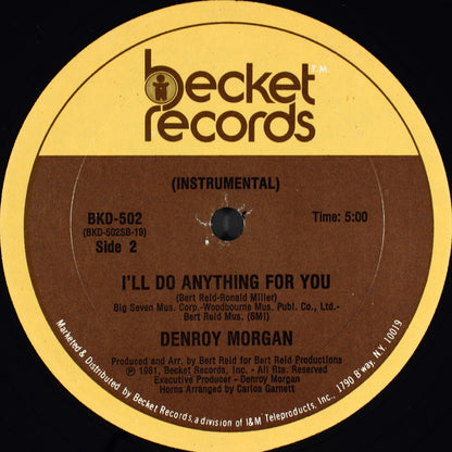 Denroy Morgan : I'll Do Anything For You (12", Single)