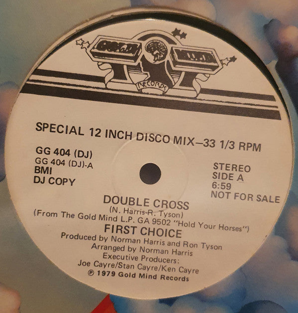 First Choice : Double Cross (12", Single, Promo)