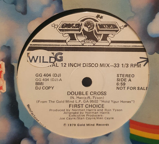 First Choice : Double Cross (12", Single, Promo)