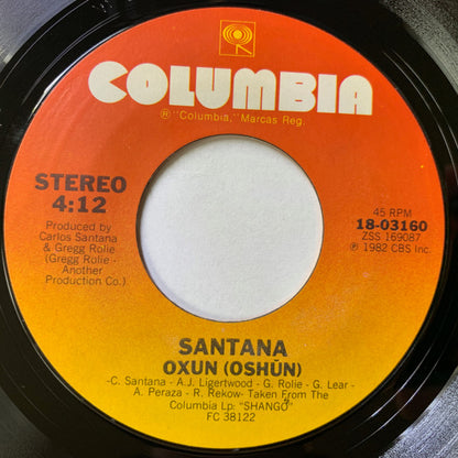 Santana : Hold On (7", Single, Styrene, Pit)