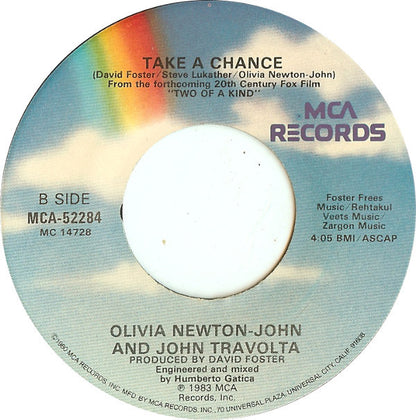 Olivia* : Twist Of Fate (7", Single, Glo)