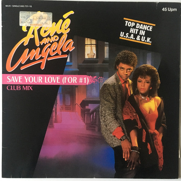 René & Angela : Save Your Love (For #1) (Club Mix) (12", Maxi)